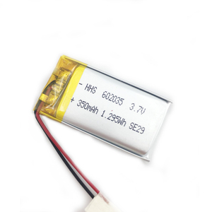 3,7 V 350mAh LP602035 LiPo Batería 602035 3,7 V Recargable Li-Polímero Producto digital Power <span class=keywords><strong>Laptop</strong></span> Uso en stock - Product Image 5