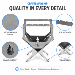 Portable <strong>Titanium</strong> Folding Mini Wood <strong>Stove</strong> Camping Coffee <strong>Stove</strong> Camping Hiking Camping Accessories Travel Kit <strong>Camp</strong> Table <strong>Stoves</strong> - Product Image 6