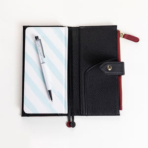 A5 fermeture éclair bureau d'affaires Logo personnalisé bloc-notes en cuir PU carnet <span class=keywords><strong>de</strong></span> notes journaux planificateur mignon pour les filles - Product Image 6