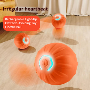 Elektrische slimme interactieve hondenbal speelgoed, automatisch springend, oplaadbaar, waterdicht TPU puppy speelgoed voor kleine en middelgrote honden en katten - Product Image 4