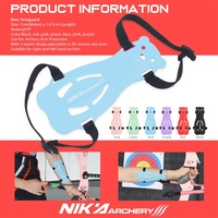 Protège-bras Nika Archery Little Bear PP réglable, respirant et creux pour enfants débutants, accessoires de tir à l'arc