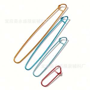 Épingles à étrier rainurées en alliage, vente en gros d'usine, 6 tailles, marquage coloré, bouton anti-déchirure pour pull, épingle de sûreté tissée, TiCN - Product Image 4
