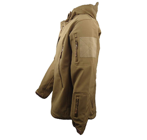 Chaqueta Táctica de Combate HBJ01 Color Caqui Marrón, Impermeable, con Cierre en la Parte Inferior del Brazo, Multibolsillos de Alta Calidad - Product Image 3