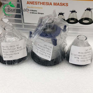 Maschera per Ossigeno in PVC per Veterinaria, Maschera per Anestesia Medica per Primo Soccorso di Cani e <span class=keywords><strong>Gatti</strong></span> - Product Image 4
