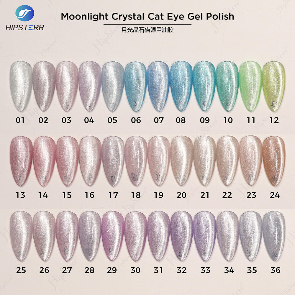 ยาทาเล็บเจลตาแมวคริสตัลแสงจันทร์