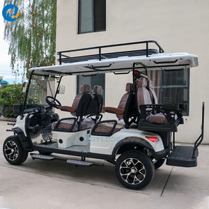Luxury 4-Seater Electric <b>Golf</b> <b>Carts</b> 72 Volt with 5kw Motor DOT Certified for Sale - Product Image 1