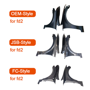 ชุดแต่งคาร์บอนไฟเบอร์สไตล์ JS สำหรับบังโคลนหน้ารถยนต์ฮอนด้า ซีวิค FD2 <span class=keywords><strong>4</strong></span> ประตู ปี 06-11 ชุดอัพเกรดบังโคลนและฝากระโปรงคาร์บอนไฟเบอร์ - Product Image 2
