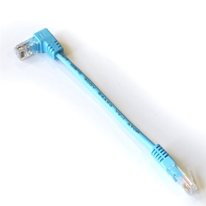 Cavo Ethernet Cat6 UTP RJ45 ad Alta Velocità, Blu, con Connettori a 90 Gradi, Rivestimento in PVC di Qualità, per Esterni, Lunghezza 2M - Product Image 6