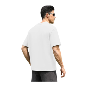 Paquete de 3 camisetas extragrandes para hombre |   Camisetas de algodón premium con cuello redondo para uso diario |   camisetas casuales holgadas y transpirables - Product Image 4