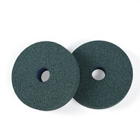 Roue abrasive en carbure de silicium vert, haute résistance, faible bruit, pour la découpe et le meulage de l'acier au tungstène, vente en gros d'usine