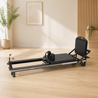 Lit de Pilates professionnel en aluminium robuste et réglable pour salle de sport et studio de yoga