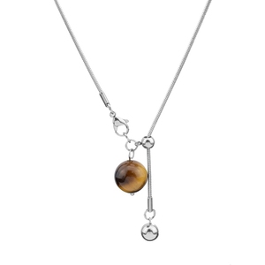 Nuevo diseño de piedra de ojo de Tigre, simple, delicado, de moda, versátil, de lujo ligero, collar de gama alta. - Product Image 6