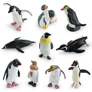 Lelewu simula el modelo de animal polar salvaje Emperador corona vertical Pingüino de <span class=keywords><strong>Humboldt</strong></span> Gran Auk Decoración - Product Image 2