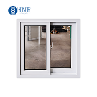 Ventanas de PVC Insonorizadas de China para Apartamentos, Vidrio de Doble Panel que Reduce el Ruido, Ventana Corredera