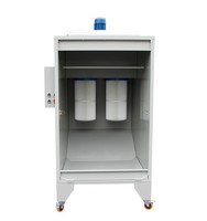 Maquinaria de Pintura Electrostática en Polvo Fácil de Operar, Sistema Manual de Recubrimiento en Polvo para Piezas Metálicas Pequeñas