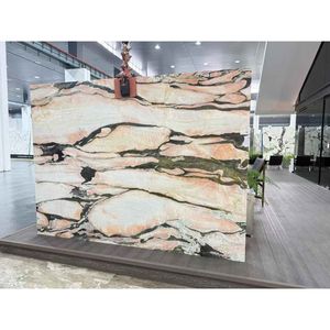 Marbre rose poli de <span class=keywords><strong>Notre</strong></span>-<span class=keywords><strong>Dame</strong></span>, grande dalle, imperméable, pour la décoration murale intérieure/extérieure, cuisine, salle de bain, salle à manger, atelier, villa - Product Image 1