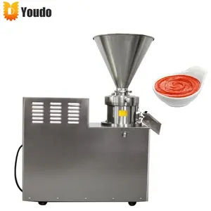 Simple Operation Automatic Ginger And Garlic Paste Sesame Sauce Grinding Equipment Peanut Butter Press Grinder Machine For Sale