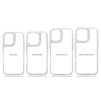Coques de téléphone vierges 2D 3-en-1 personnalisables par sublimation, hybrides PC TPU, pour iPhone 17 Plus 16 Pro Max, impression DIY