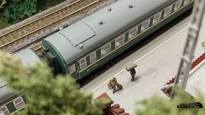 Diorama de train personnalisé à l'échelle HO 1:87, grand dépôt ferroviaire, compatible avec Piko <span class=keywords><strong>Roco</strong></span>, 140x80cm - Product Image 6