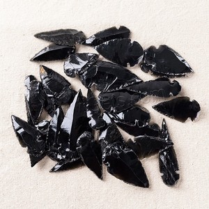 Không có lỗ Đen obsidian Mặt dây chuyền hình mũi tên quyến rũ - Product Image 3