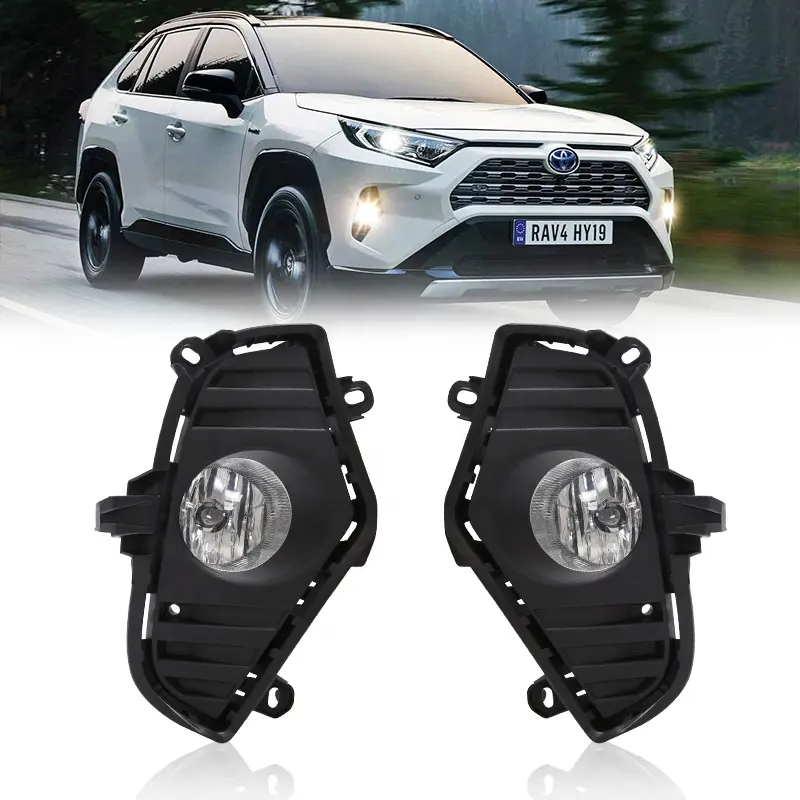 12V กันน้ำฮาโลเจนด้านหน้าชุดกันชนกันชนสำหรับ Toyota RAV4 2019 2020 2021