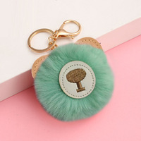 Nouvel arrivage de porte-clés Kawaii ours artisanat pour femmes pour sac à dos gobelet breloques ours Pom Pom porte-clés Girly bracelet porte-clés