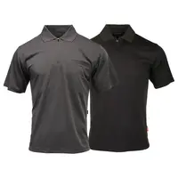 Benutzer definierte Logo Herren Blank Collar T-Shirts Polyester Feuchtigkeit transport Quick Dry Herren Polo T-Shirt