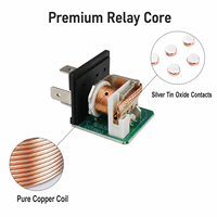 Penundaan waktu pada relay 1S-60H 30A Relay elektronik otomotif yang dapat diprogram Untuk modifikasi lampu depan otomotif