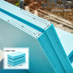 Panneaux en mousse XPS de la marque Funas, matériaux d'isolation thermique pour toitures et murs, utilisation extérieure, <span class=keywords><strong>polystyrène</strong></span>, ignifugité B1, design moderne - Product Image 3