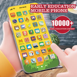 Детский музыкальный телефон EPT Kids Cartoon с 40 кнопками, сенсорным экраном, световыми и звуковыми эффектами, развивающая игрушка для малышей - Product Image 3