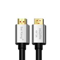 Câble à fibre optique haute vitesse 2.0 4K/8K avec connecteurs plaqués or, blindage tressé en PVC pour utilisation avec haut-parleur téléphonique 1m 1.5m 2m