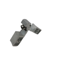 Profils d'angle de fenêtre en aluminium 6063-T5 modernes, surface polie/sablée, construction solide et durable, accessoires primaires