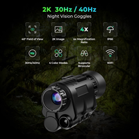 Perangkat Monokuler Penglihatan Malam Digital dengan Fosfor Putih, Taktis, WiFi, Pemasok OEM ODM NVG30 NVG20 NVG30 Digital Night Visi
