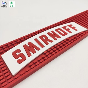 PVC Soft <strong>Bar</strong> <strong>Mat</strong> Rubber Logo Customized Manufacturer Production Barber <strong>Mats</strong> - Product Image 4