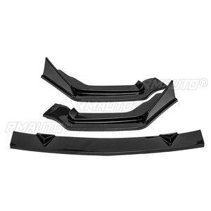 3PCS Carbon Fiber Look Detachable <b>Car</b> Front Bumper Lip Spoiler Splitter <b>Diffuser</b> Body Kit <b>for</b> Infiniti Q50 2018 2019 Sport Model - Product Image 3