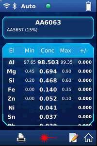 Spectromètre laser portable LIBS Analyseur portable d'aluminium et de métaux précieux pour une détection élémentaire rapide - Product Image 5