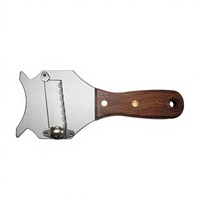 Râpe à truffes multifonctionnelle en acier inoxydable 430 avec manche en bois de rose, couteau à chocolat, trancheuse à fromage, outils de cuisine – Vente en gros