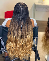 Prix d'usine Extensions de cheveux synthétiques pré-étirées de 24 pouces, lisses comme des baguettes, pour tresses françaises