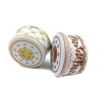 Grandes ventes boîte en métal petite boîte hermétique ronde pour Matcha grain de café thé chocolat gâteau stockage