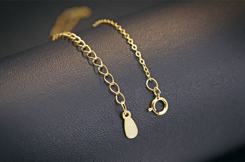 G01 18K gold cross chain