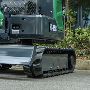 Mini-excavatrice de 1000 kg, 1 tonne, 17 kW avec lame de bulldozer et chenilles en caoutchouc pour travaux de nivellement de terrain, couleur personnalisée, service OEM ODM - Product Image 6