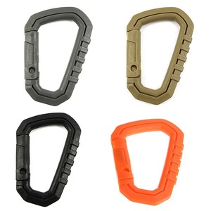 Tùy chỉnh giá rẻ nhôm D hình móc mousqueton Mini Nhôm Carabiner Keychain Clip túi nhỏ xoay <span class=keywords><strong>Snap</strong></span> móc kim loại nhẫn - Product Image 3