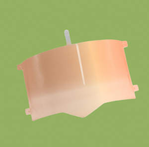 SS High Temperature Industrial Safety Lens Cylindrical Heat Barrier Lens for <b>Protective</b> Face <b>Shields</b> - Product Image 1