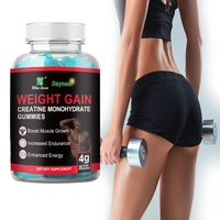 Gummies de créatine monohydrate véganes, antioxydantes, naturelles, complément alimentaire pour adultes, croissance musculaire et force, marque privée ODM/OEM