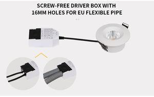 IP44 Encastré Vers Le Bas Lumière Moulage Sous Pression En Aluminium COB LED Downlight Plafonnier <span class=keywords><strong>Spot</strong></span> - Product Image 6