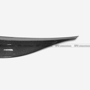 Aileron de coffre central en carbone Fiat 500 595 Abarth EPA Type, tissage 3K, léger - Product Image 6