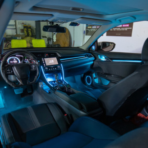 Iluminación Interior para Automóviles Honda Civic de 10.ª Generación, Modelos 2016-2021, con Volante a la Izquierda/Derecha, Kit de Iluminación Ambiental Dinámica de 64 Colores - Product Image 3