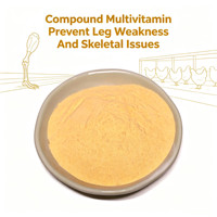 Poudre multivitaminée composée de marque Heshun pour l'alimentation animale – Poulets de chair jaunes et canards de chair – Promotion de la croissance