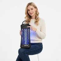 Lampe anti-moustiques, piège à moustiques 1000V, anti-moustiques UV, crochet de suspension, électrique, pour maison et jardin