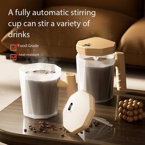 Taza de café eléctrica autoagitadora, taza mezcladora automática recargable, portátil para el hogar, oficina, uso en la cocina - Product Image 5